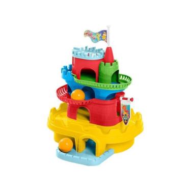 Imagem de Brinquedo Educativo Monta Castelo Ta Te Ti - 12 Peças