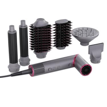 Imagem de Secador de Cabelos PSD16A 1450W Tecnologia Iônica 4 Níveis de Temperatura Cinza e Rosa Philco 110V