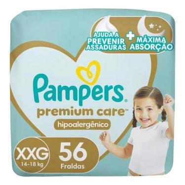 Imagem de Fralda Infantil Pampers Premium Care XXG 56 unidades