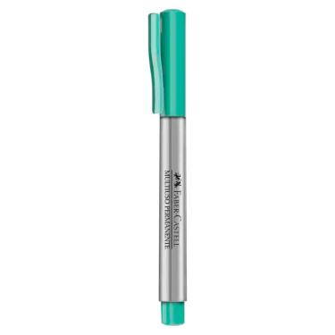 Imagem de Marcador Multiuso Permanente 1.0mm Verde Água - Faber-Castell