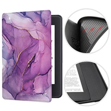 Imagem de CCOO A capa serve para o novo Amazon Kindle Paperwhite [11ª geração, versão 2021], capa macia de TPU (poliuretano termoplástico) premium, função hibernar/despertar automática inteligente