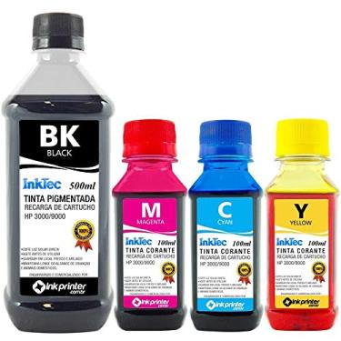 Imagem de Tinta Inktec para Recarga de Cartucho de Impressora Hp (800ml)