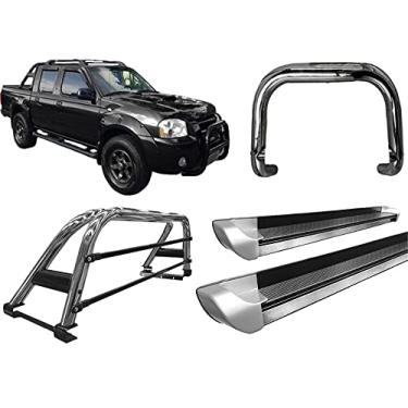 Imagem de KIT QUEBRA MATO+SANTO ANTONIO+ESTRIBO FONTIER ATÉ 2007 CROMO