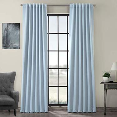 Imagem de HPD Half Price Drapes Cortinas de escurecimento de quarto de 236 cm de comprimento para quarto e sala de estar (1 painel), 127 x 246, azul fosco