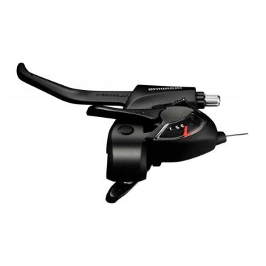 Imagem de Alavanca De Cambio/Freio Shimano Tourney St-Ef41 3V Esq Pto (1140180)