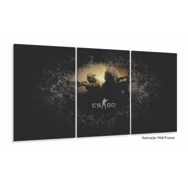 Imagem de Quadro Decorativo CS GO 120x60 em tecido
