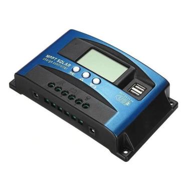 Imagem de Controlador Carga Solar Mppt 12V 24V 100Amperes