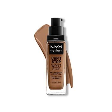Imagem de (Mahogany) - NYX PROFESSIONAL MAKEUP Can't Stop Won't Stop Full Coverage Foundation, Mahogany, 40ml