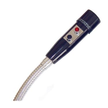 Imagem de Astatic AMC105-2-19 microfone omnidirecional dinâmico pescoço de ganso de 48 cm com 2 interruptores DPDT Push-to-Talk - pescoço de ganso, flange de 6 cm (cabo de 1,8 m)