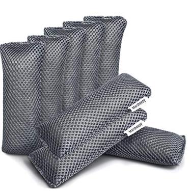 Imagem de Pacote com 12 Sacos purificadores de ar de carvão ativado de bambu, absorvente de odor de carvão ativado, sacos desodorizador de sapatos, eliminador de odores para sapatos, bolsa de ginástica, carro, animal de estimação, armário