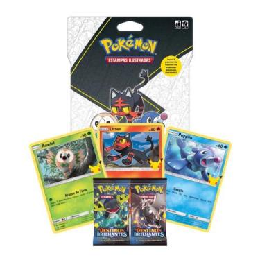 Imagem de Carta Pokémon Gigante Blister Pacote Parceiros Iniciais - Copag