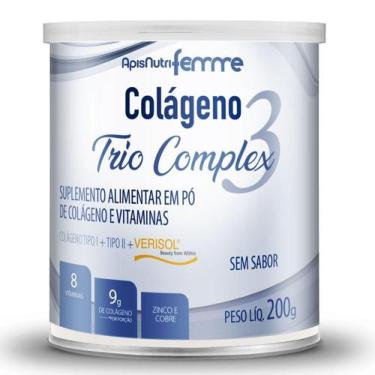 Imagem de Colágeno Trio Complex 3 Colágeno Tipo I Ii + Verisol 200G Sem Sabor Ap