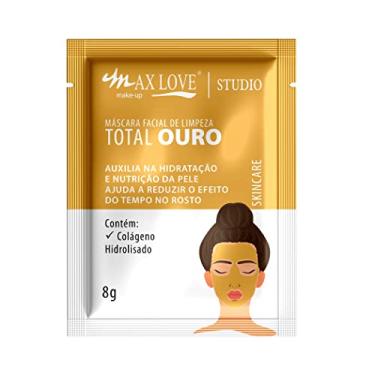 Imagem de Máscara Facial de Limpeza Total Ouro Sache 8g Max Love - Hidratação e Renovação da Pele