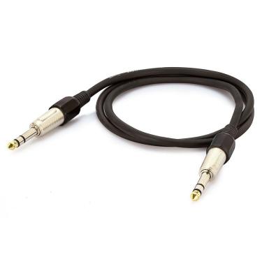 Imagem de Cabo P10 para P10 Estereo Profissional - Preto 45 Metros