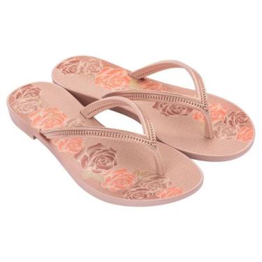 Imagem de Chinelo Dedo Feminino Grendha Mais Açai Flores 18060