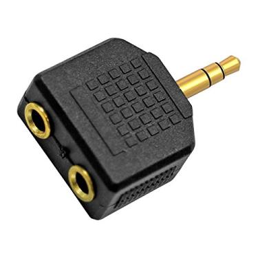 Imagem de CELLET Cabo adaptador divisor de áudio macho de 3,5 mm compatível com Apple iPad Pro '18, Samsung Galaxy Note 9/S9/S9 Plus, LG G7 THINQ, LG V40 e outros dispositivos com portas fêmeas de 3,5 mm