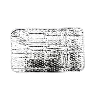 Imagem de Para-brisa reflexiva para-sol RV capas de para-sol para janela de porta capa de proteção solar para autocaravana de trailer (40,6 x 63,5 cm)