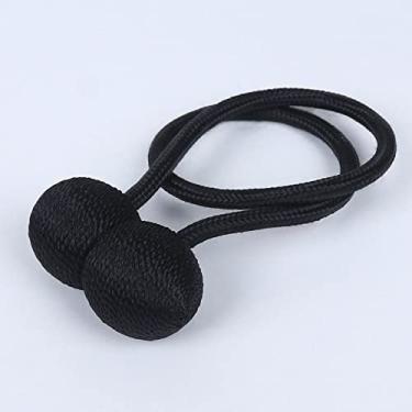 Imagem de Suportes de cortina de cortina de atração magnética sem fivela alça de cortina de fone de ouvido cortina fivela magnética acessórios de corda, T6,4 pcs