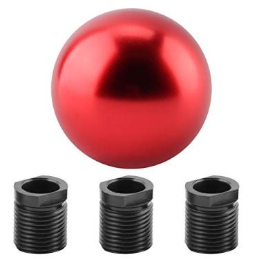 Imagem de Fydun Manípulo universal vermelho com cabeça de mudança manual em forma de bola redonda com 3 adaptadores