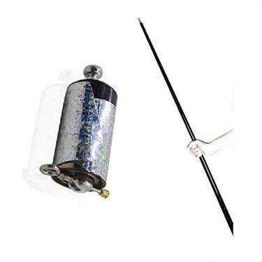 Imagem de Nvyue bastão mágico de bolso, bastão mágico para palco mágico profissional, portátil, bolso de arte, acessórios de truques de mágica (43,30"/110 cm) (preto)