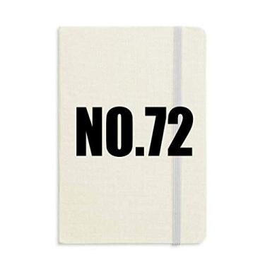 Imagem de Lucky No.72 Número Nome Notebook Capa Rígida Diário Clássico A5 Presente