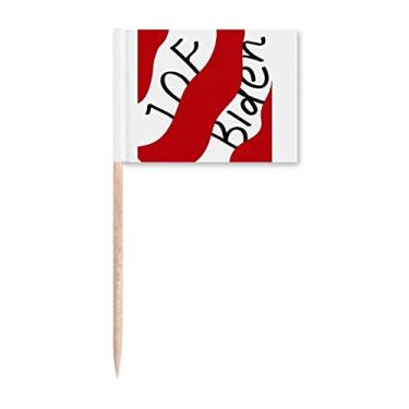 Imagem de Bandeira do presidente dos Estados Unidos Joe Biden com nome de palito, marcadores para decoração de festa