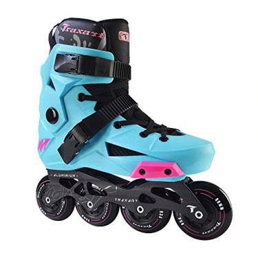 Imagem de Patins Traxart Revolt Azul Freestyle 80mm/85A Abec 9 Roller (35-36#4, Azul)