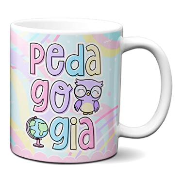 Imagem de Caneca Pedagogia Profissional Pedagoga Escola Presente Fofo (Branca)