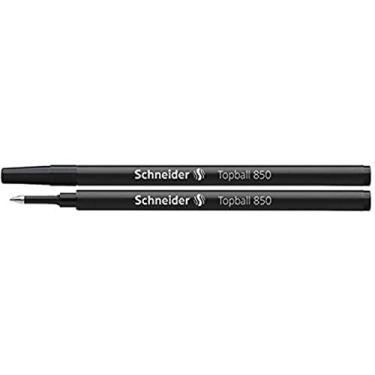Imagem de Schneider Topball 850 Preta Refil de esferas de 0,5 mm – Pacote com 2