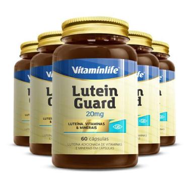 Imagem de Kit 5 Lutein Guard Vitaminlife 60 Cápsulas