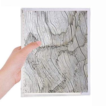 Imagem de Caderno de folhas soltas texturizadas com listras cinza Old Bark