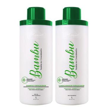 Imagem de Kit Shampoo E Cond Broto De Bambu Aramath 1L Profissional