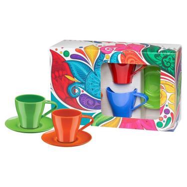 Imagem de Xícara Boccati Poliestireno 80ml - Kit 4 Unidades