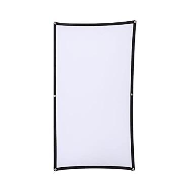 Imagem de Tela de Projeção Portátil, Tela do Projetor Mais Clara, Tela Mais Brilhante, Portátil, Dobrável, de Alta Definição, Instalação Fácil para Ambientes Externos, Escritórios e Residências