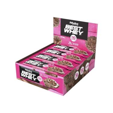 Imagem de Best Whey Bar (384g) 12un Brigadeiro Atlhetica Nutrition-Unissex