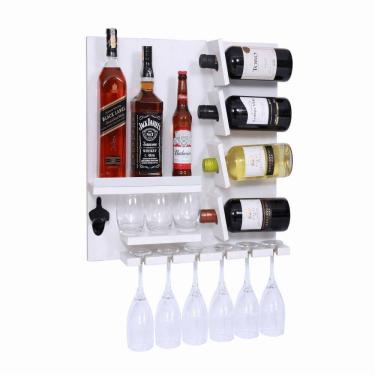 Imagem de Adega Barzinho De Parede Porta Vinho Whisky Cerveja Alf46b
