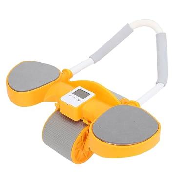 Imagem de Kit de Roda Abdominal, Exercitador Abdominal Doméstico Ergonômico para Dormitório (Laranja)