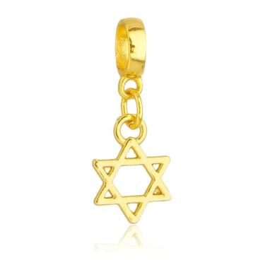 Imagem de Pingente Berloque Estrela 6 Pontas Pandora Banhado a Ouro 18k