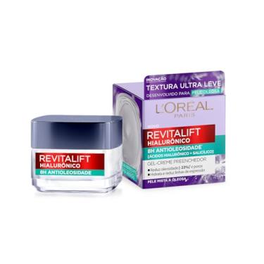 Imagem de L'Oréal Paris Revitalift Hialurônico, Creme Facial Anti-Idade Noturno com Ácido Hialurônico, Preenche Linhas de Expressão, Hidrata Intensamente e Tonifica a Pele, 49g