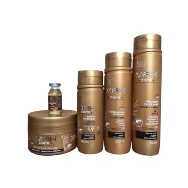 Imagem de Kit Shampoo Cond. Mascara Leave-in Ampola Fortalec Max Care Power Force Voga