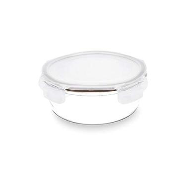 Imagem de Pote Redondo Hermético Lock&Stock 1,3 L, Brinox, 20,5x20,5x8,2 cm