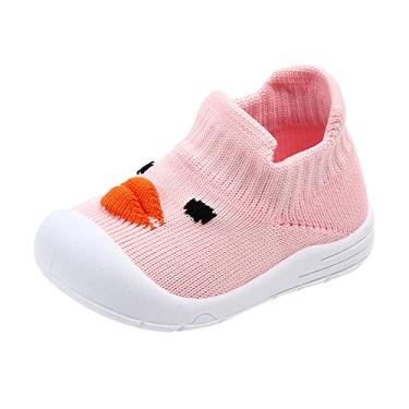 Imagem de Tênis de bebê com luz LED para bebês, sola macia e malha esportiva, todos os sapatos de bebê, Vermelho, 15-18 Months Infant