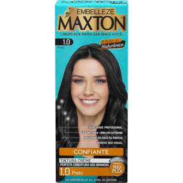 Imagem de Tinta de Cabelo Maxton Preto 1.0 Confiante