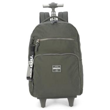 Imagem de Kit Mochila de Rodinha masculina juvenil Up4you 51614 (CINZA)