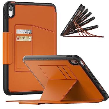 Imagem de QYiiD Capa à prova de choque para iPad 10ª geração de 10,9 polegadas 2022, capa protetora fina durável e resistente com suporte magnético e capa de hibernar/despertar e suporte de lápis para iPad de