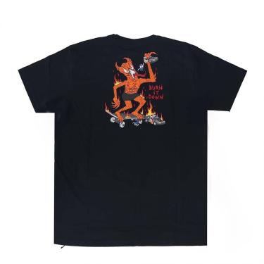 Imagem de Camiseta Thrasher Magazine Burn It Down - Preto-Unissex