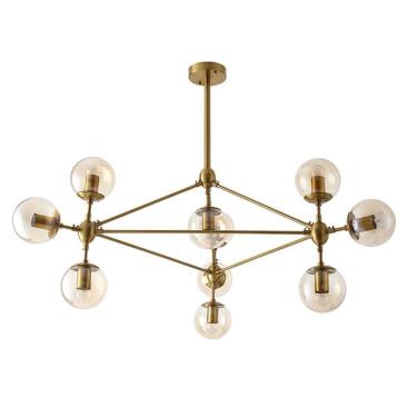 Imagem de Lustre Pendente Atomo Bronze