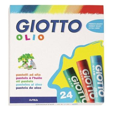 Imagem de Giz Pastel Oleoso Giotto Olio 11 mm 24 cores