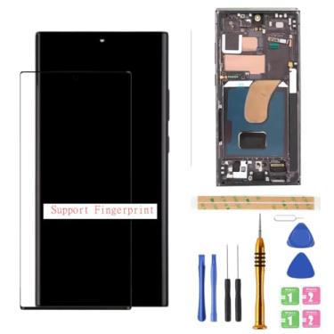 Imagem de Tela digitalizadora LCD Amoled Touch Assembly Display LCD de substituição para Samsung Galaxy S23ultra G918 G918A G918F G918P G918R4 T U V W 6,8 polegadas da BITANR (SLIVER)