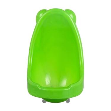 Imagem de menolana Treinador de penico, treinamento de xixi de mictório, engraçado, banheiro, portátil para meninos, mictório de treinamento de bebê para crianças, Verde